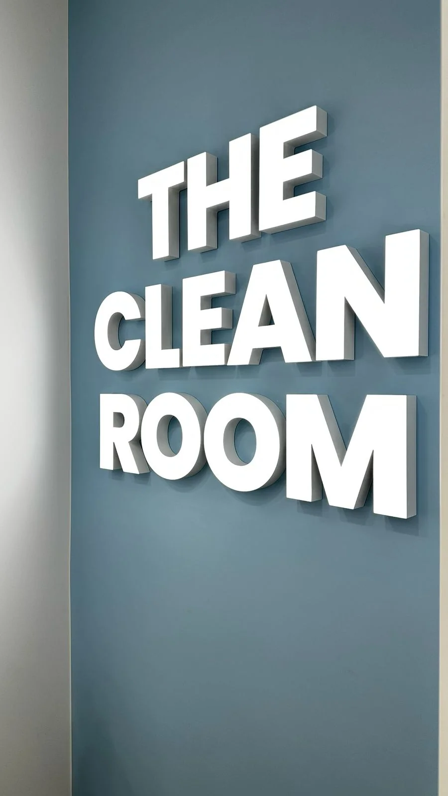 Modern clean room interior design by Habitar 91 for Clean Skin Club in Weston, Florida, featuring minimalist aesthetic and professional skincare treatment space