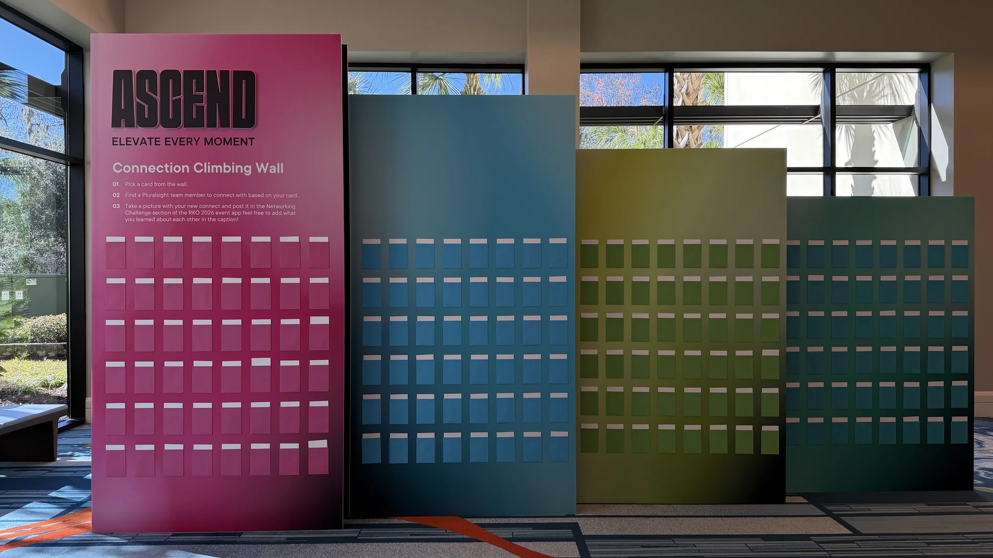 Professional trade show booth display for RKO at Orlando event, featuring custom branded environment and signage design by Habitar 91