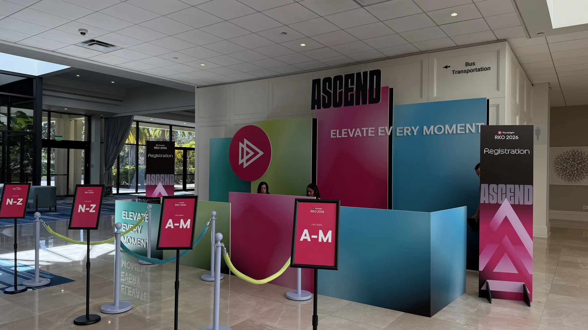 Professional trade show booth display for RKO at an Orlando, Florida event in 2026, featuring custom branded environments and exhibition design by Habitar 91.