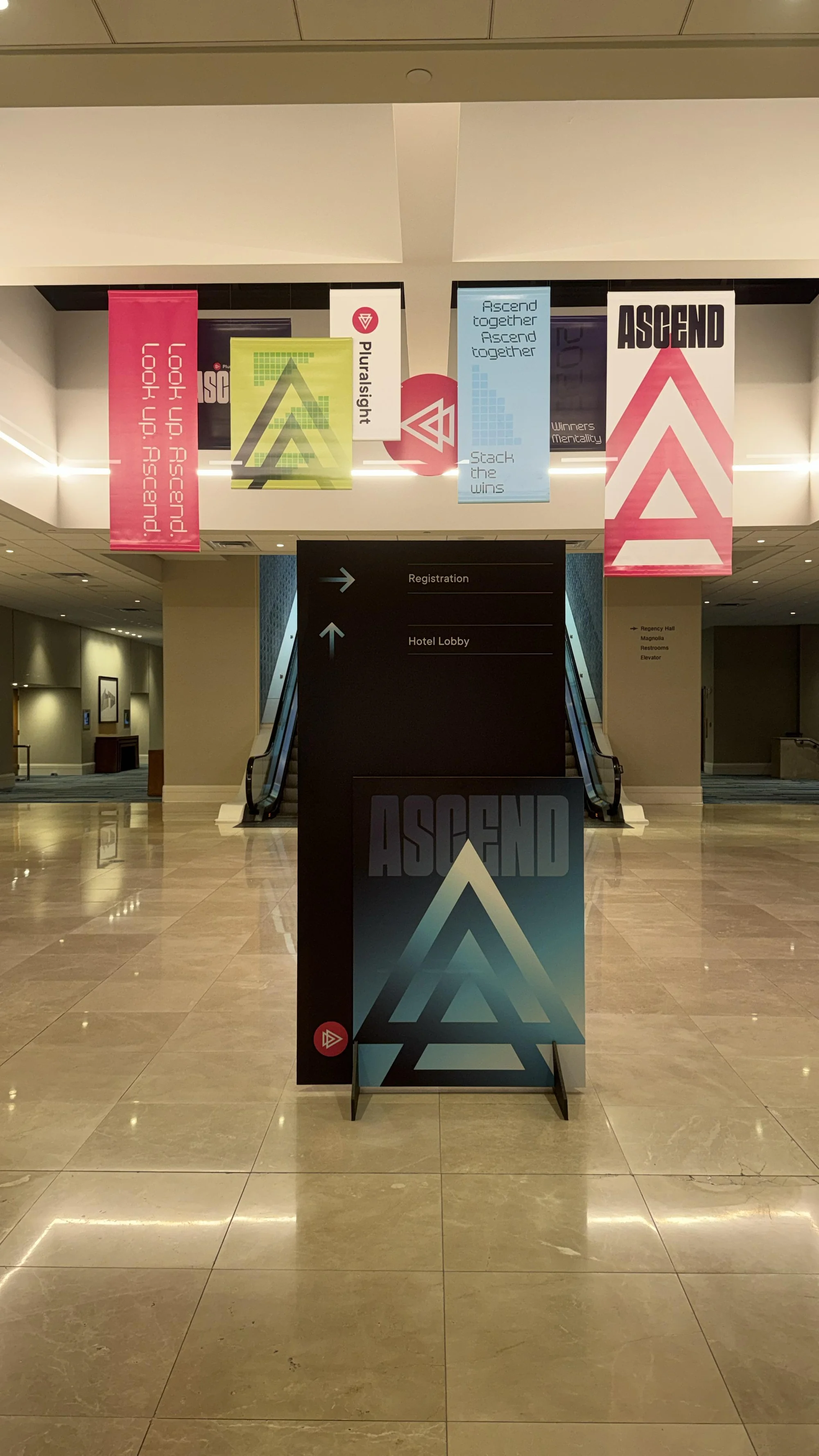 Professional trade show booth display for RKO at Orlando event, featuring custom branded environment and signage design by Habitar 91